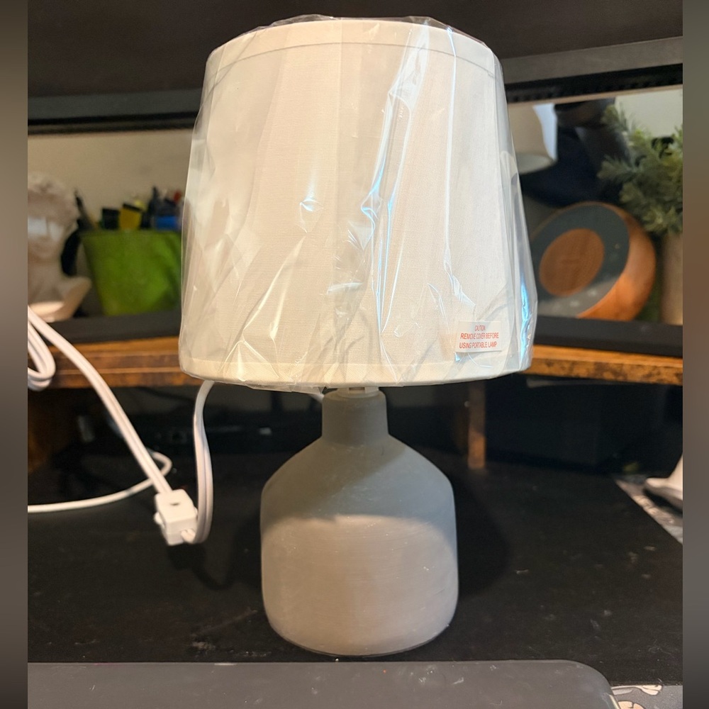 Modern Gray Table Lamp